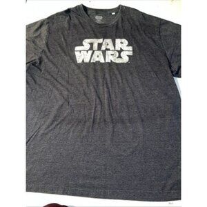 Retro Star Wars Gray T-Shirt Classic White Letters Size 4XL Fifth Sun